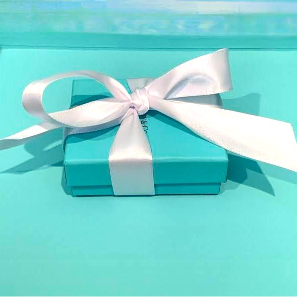 COPY - Tiffany & Co. Small Jewelry Box with White Ribbon!!